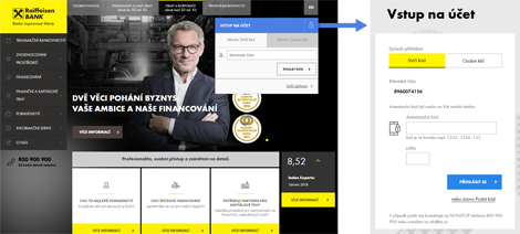 Online svět Raiffeisenbank